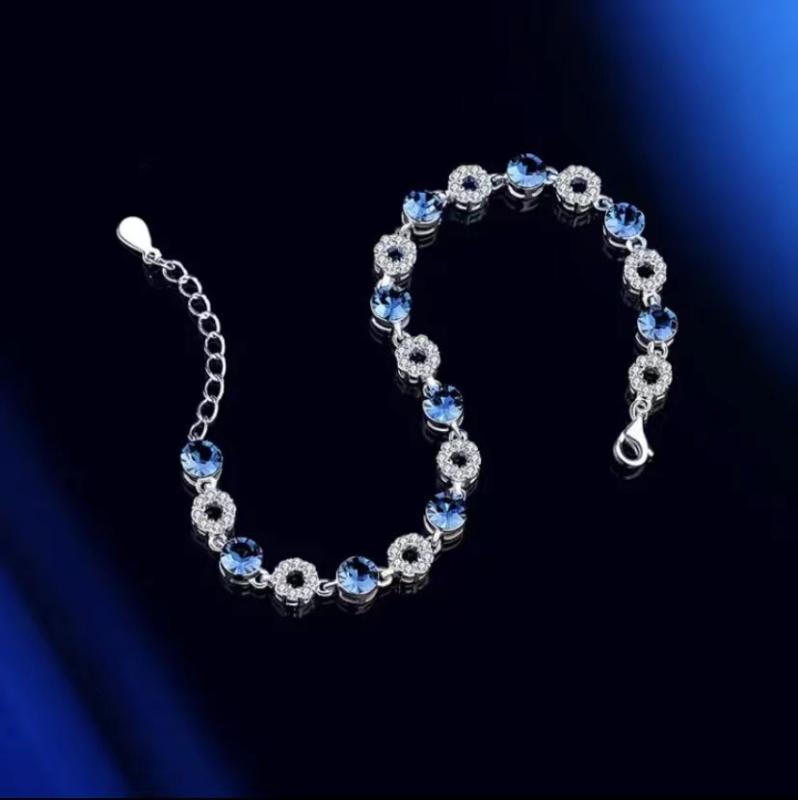 ブレスレット レディース シルバー925 海洋の心 腕輪 アクセサリー 腕飾り ジュエリー 繊細 シンプル 華奢 エレガント 上品 おしゃれ きれいめ カジュアル フォーマル デイリー パーティー シルバーカラー 贈り物 プレゼント 記念日 誕生日 普段|バランスケア 店