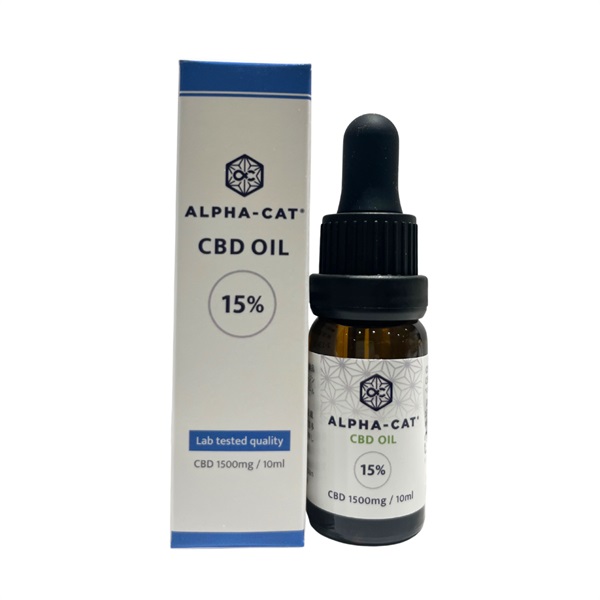 【/貨物輸送無料/定め事売りわたす店】ALPHA-CAT CBD Oil 15% 10ml
