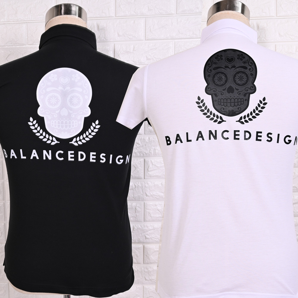 BALANCEDESIGN バランスデザイン　ゴルフ　ポロシャツ　スカル　LL 楽天市場】a27 ダークスカルポロシャツ ゴルフ スカルウェア