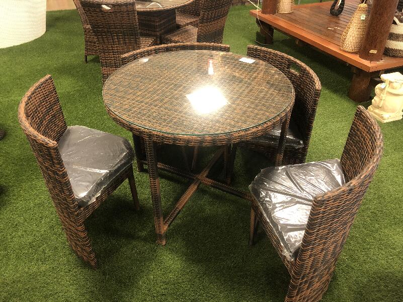 シンセティックラタン 円卓 倚子 義足背景 茶色 アジアン家什 リラックスソファリゾートソファ バリひな型 大型物品の特恵 お届け年月のご明示を承れ御ません ご忠告ください Brucetires Ca