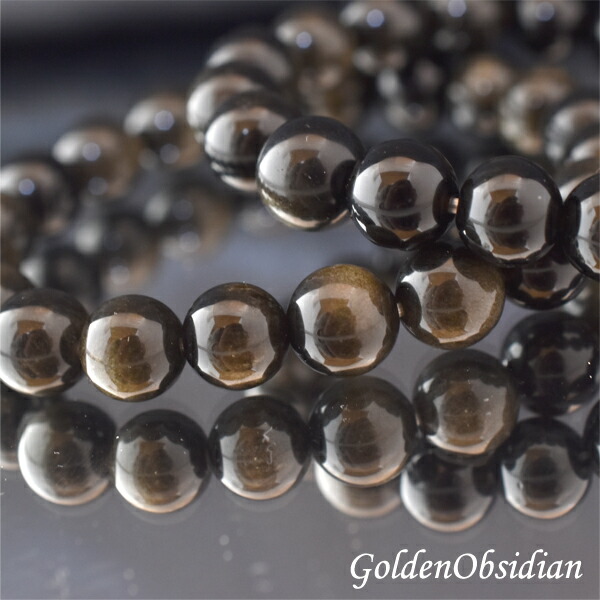 楽天市場】ゴールデンオブシディアン 40mm 丸玉 スフィア 天然石