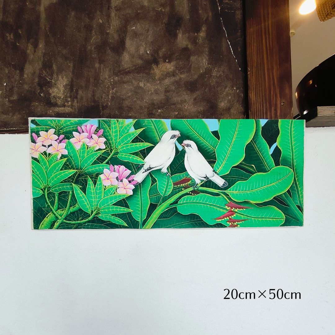 絵画　バリ　アジアン雑貨　リーフ 新品 アジアン 雑貨 バリ島 アートパネル リーフ ボタニカル