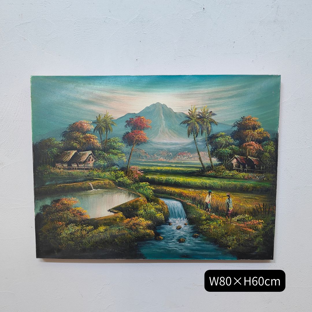 楽天市場】森の絵 滝の絵 森の滝 フレームなし W90×H70cm 緑 楽天市場】森の絵 滝の絵 森の滝 フレームなし W90×H70cm 緑