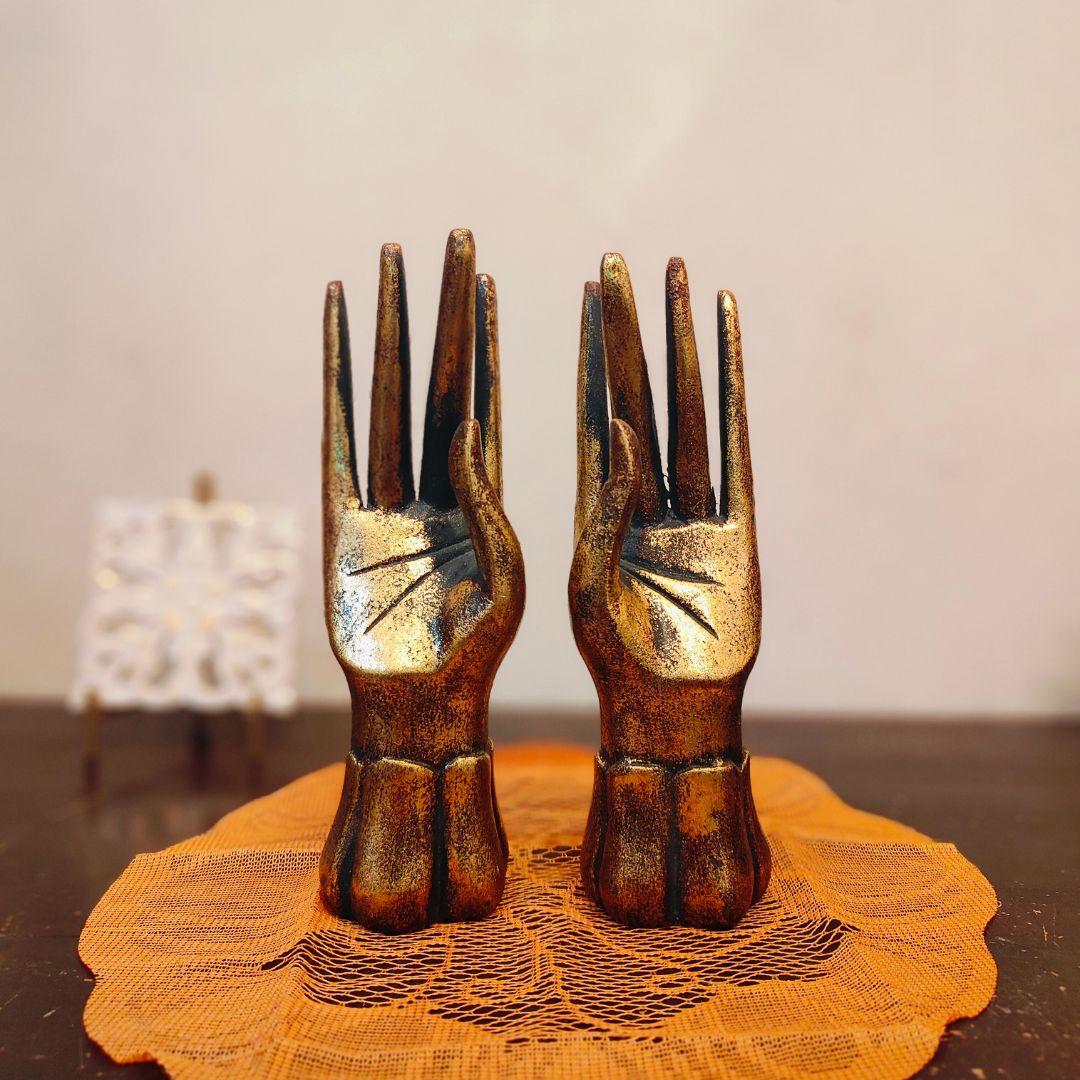 ヴィンテージ調ハンドオブジェ『シャカ』 手の形の彫刻 Amazon.co.jp: Shaka ハンドサイン 木製 サーファーハンド