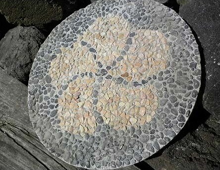 楽天市場】踏石 敷石 ステップストーン タイル 丸 30cm M-A柄 踏み石