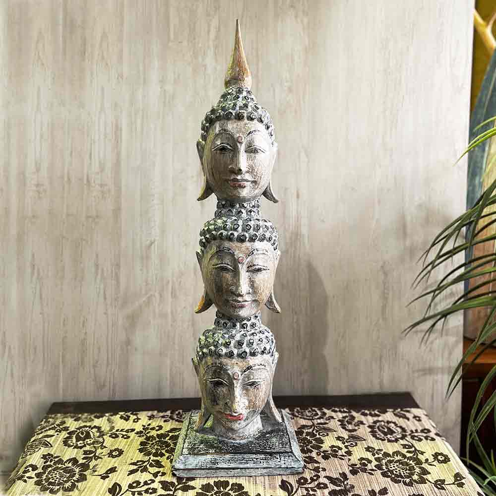 ヴィンテージ★仏陀像★美術品/木彫り/彫刻★アンティーク★仏像 楽天市場】木彫 仏像 阿修羅像 檜 高さ51cm 木彫り彫刻 仏像販売