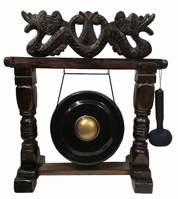 楽天市場】アジアの楽器 ゴング 銅鑼 どら ドラ 中 H.70cm 打楽器 民族