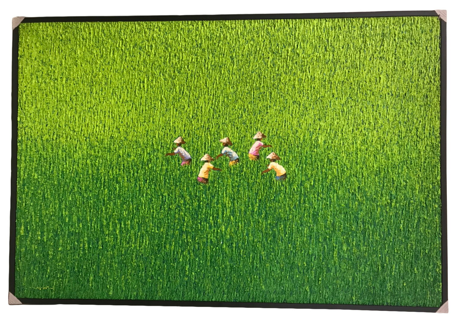 インドネシアの田園風景＿絵画 2024春夏新色】 インドネシアの田園風景＿絵画 絵画 - 絵画