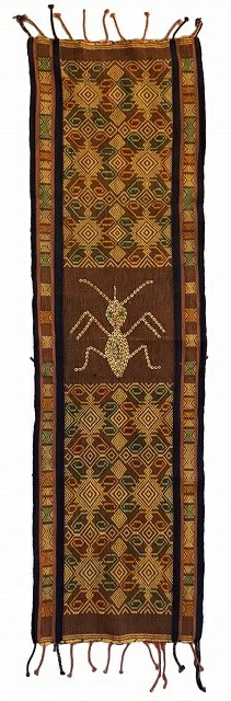 楽天市場】インドネシア スンバ島イカット 中 赤と藍 : みんげい おくむら