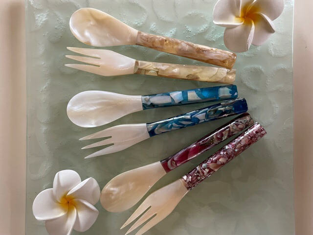 楽天市場】キャビア専用シェルスプーン（白蝶貝スプーン） | キャビア