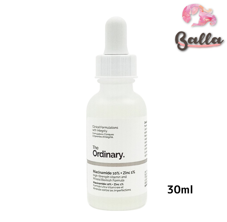楽天市場】【THE ORDINARY】ジオーディナリー ナイアシンアミド10% + 亜鉛1% 30ml セラム【海外通販】 : BALLA