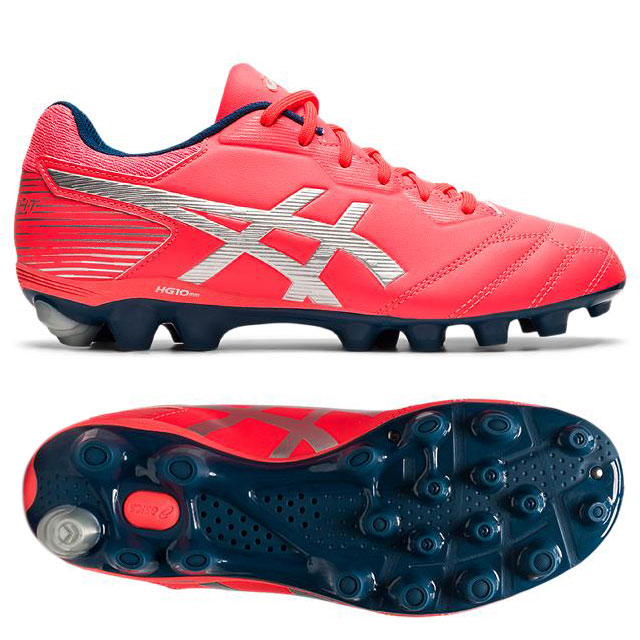 楽天市場 期間限定 刺繍加工無料キャンペーン アシックス サッカースパイク ジュニア Dsライト Jr Gs フラッシュコーラル 土 人工芝 天然芝 Asics21q3 1104a019 701 Ballclub 楽天市場店