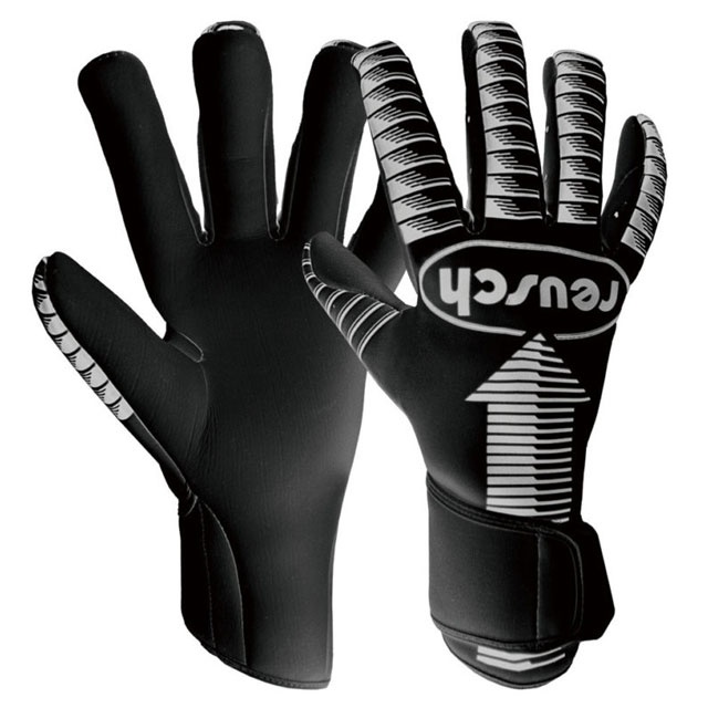 ロイシュ サッカー キーパーグローブ アローゴールドX ブラック シルバー ゴールキーパー用品 【reusch】 5360908-7702|BallClub 店