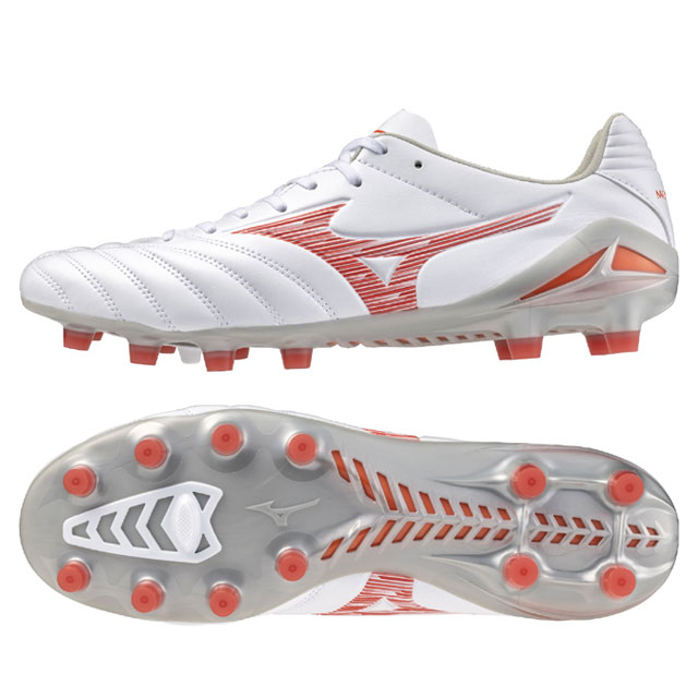 ミズノ モレリアネオ3 ホワイト/レッド 楽天市場】ミズノ モナルシーダ NEO 3 PRO ホワイト レッド サッカー