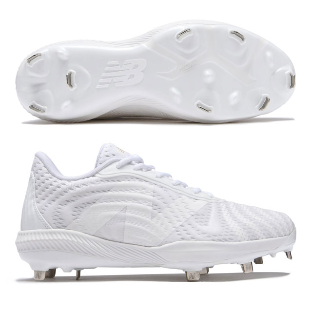 ニューバランス　野球　大谷モデル　スパイク　高校野球　大谷翔平　AB4040W7 New Balance ニューバランス 野球 大谷翔平モデル 白スパイク