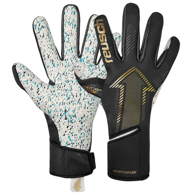 ロイシュ サッカー キーパーグローブ ファストグリップ フュージョン ブラック ゴールド ゴールキーパー用品 reusch 5570900-7707