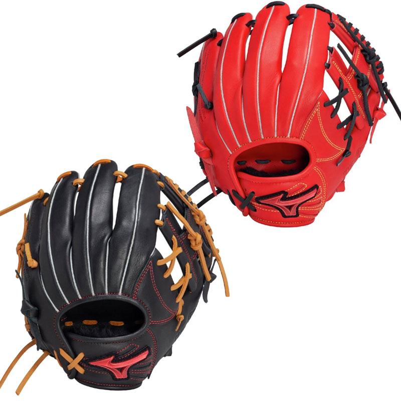 ミズノ ソフトボールグラブ WILLDRIVE RED IBE グローブ 一般 大人 【ソフト内野手向け/サイズ9】 1AJGS32413|BallClub 店