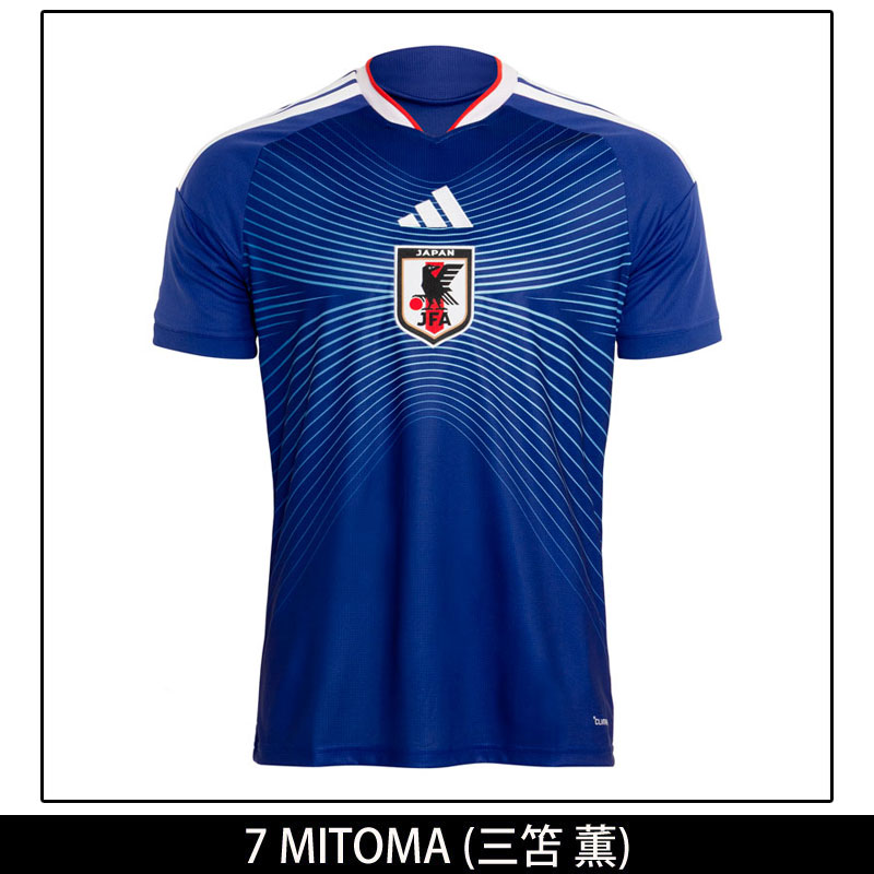 アディダス 2026 サッカー日本代表 ホーム レプリカ ユニフォーム #7 三笘 薫 DAZ45-NUMBER-7