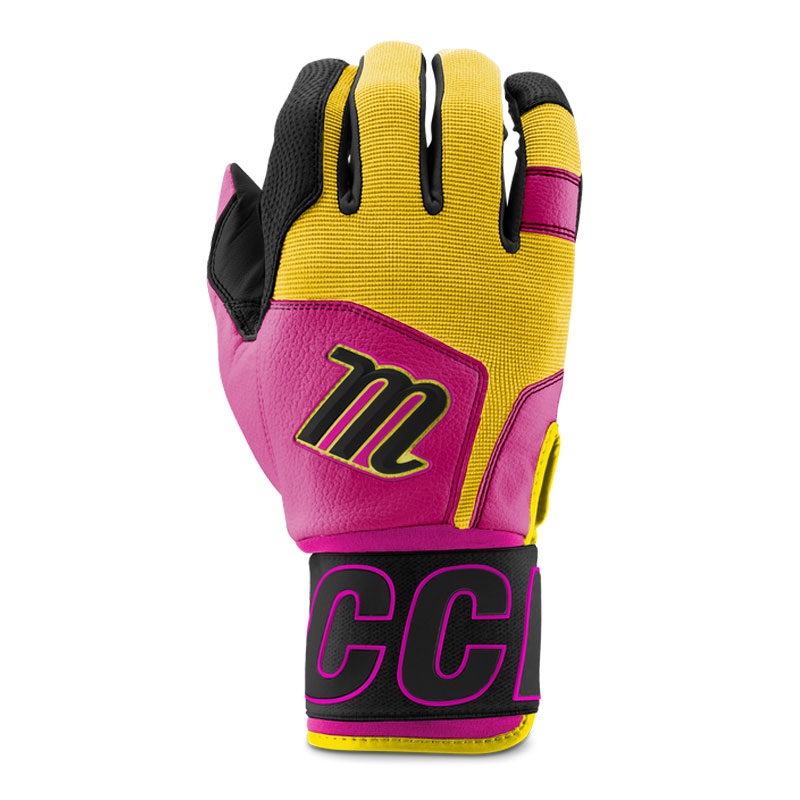 marucci マルーチ バッティンググラブ ブラックスミス V2 バッティンググローブ 野球 バッティング手袋 一般 大人 MBG2BKSM-PKYL