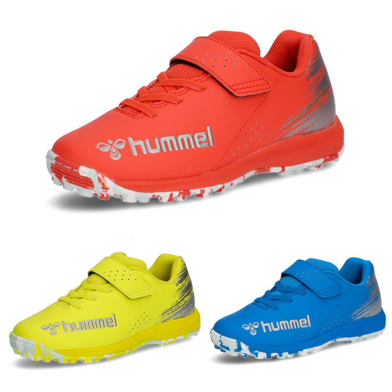 ヒュンメル サッカー フットサル ベルクロシューズ ジュニア プリアモーレ 6 アルファ VTF JR トレーニングシューズ 【hummel2024】 HJS2135