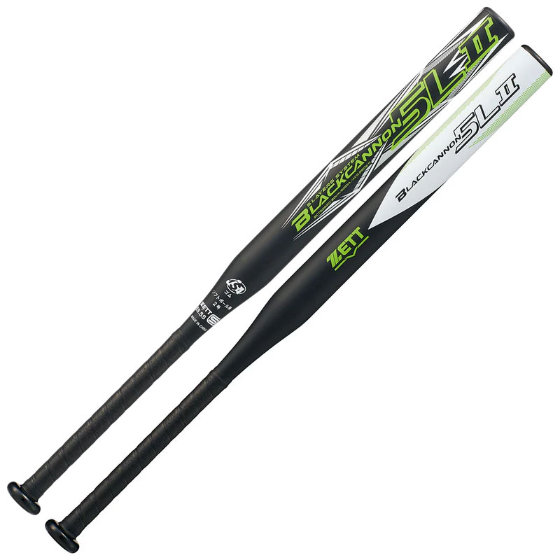 ＺＥＴＴ ゼット 少年用 ソフトボールバット FRP製 ブラックキャノン 5LII トップバランス 26SS 野球 ジュニア 小学生 (11インチ/ゴムボール用) BCT52618 BCT52620｜BallClub　店