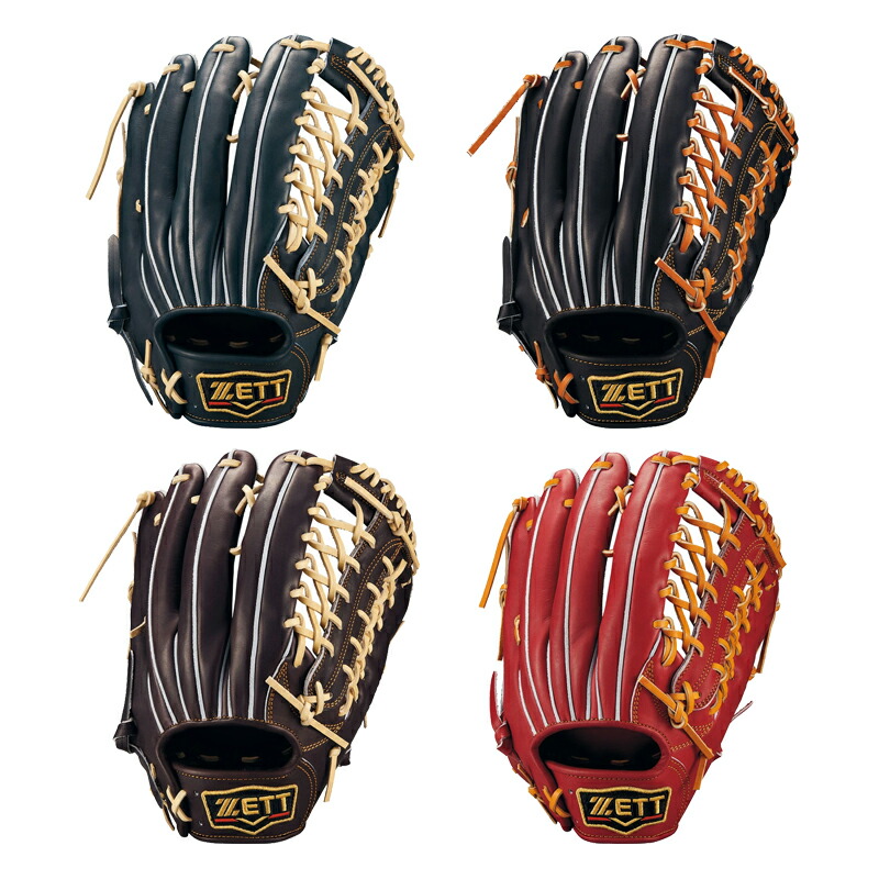 ＺＥＴＴ ゼット 限定 野球 グローブ 硬式 外野手用 プロステイタス グラブ サイズ9 硬式外野手用 一般 大人 BPROG771G
