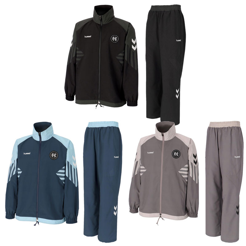 28％OFF！ ヒュンメル H.FC ウーブンジャケット パンツ 上下セット サッカー フットサル ウェア HAW2204-HAW2204P｜BallClub　店