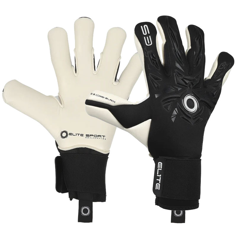 エリートスポーツ ELITE REVOLUTION X COMBI ブラック サッカー キーパーグローブ ゴールキーパー用品 （Elite Sports） ELG26801-BLK