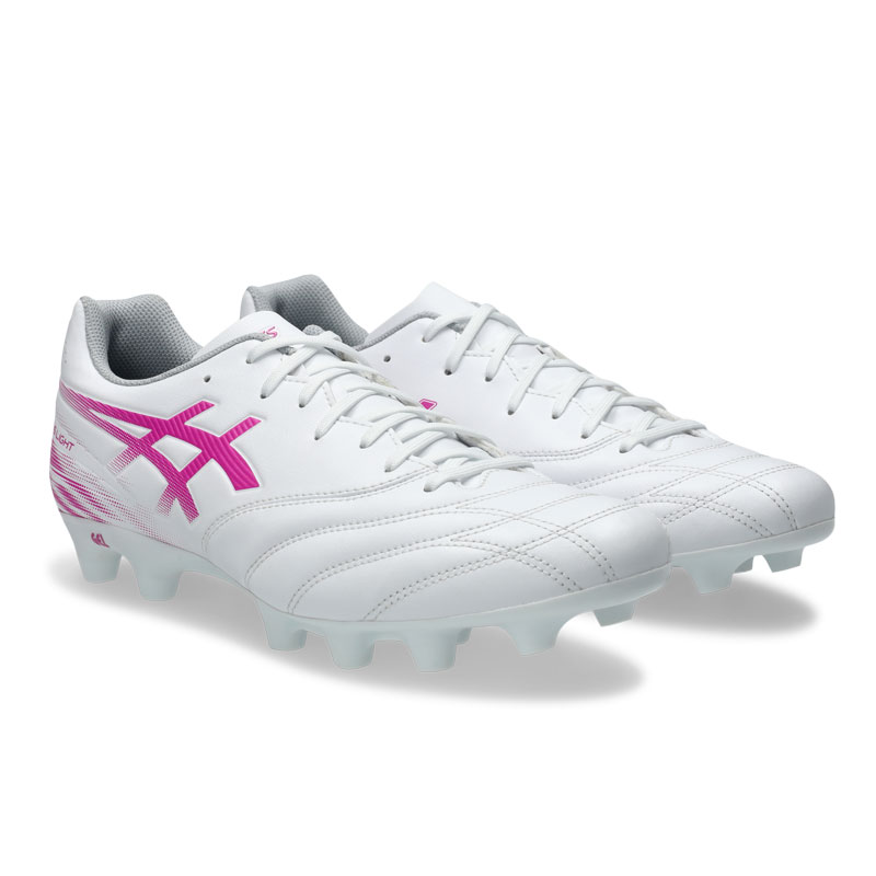 予約商品 4月16日頃入荷予定 アシックス DSライト CLUB ホワイト ピンク ワイドモデル サッカースパイク 土 人工芝 天然芝 asics2026Q1 1103A128-101