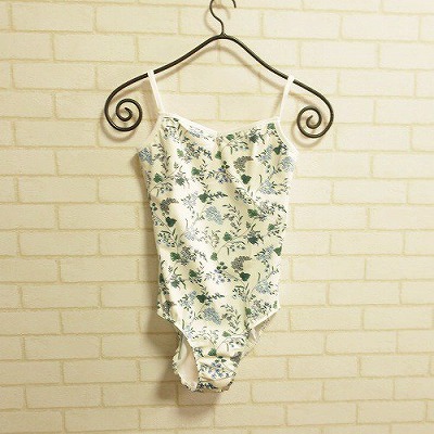 バレエ レオタード 小花柄 ブルー ジュニア 大人 ダンス キャミソール バレエ用品 女子体操 子供 大人 ジュニア ガールズ かわいい ダンス 女性のレオタード バレエ 大人 人気 女性 激安 レディース