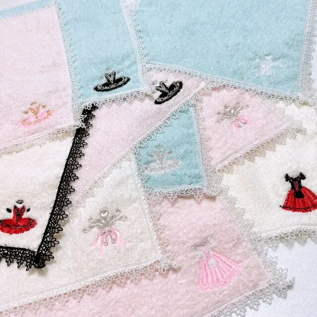 バレエ A レース タオル おまかせ10枚セット チュチュ トゥシューズ 刺繍 衣装 バレリーナ バレエ 発表会 プレゼント ギフト 記念品 人気 おすすめ おしゃれ かわいい 子供 大人 日本製 楽屋見舞い キトリ ドン・キホーテ Ballet Ballerina トーシューズ