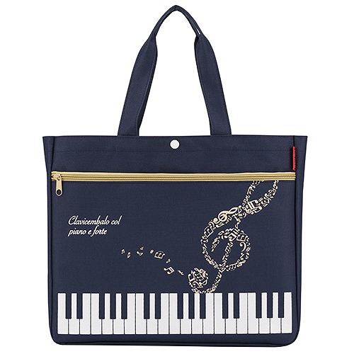 楽天市場】音楽 バッグ Piano line マチなし横型トート（ドルチェ