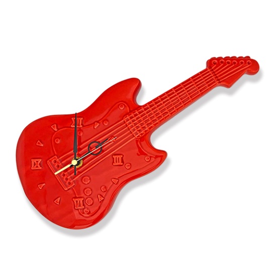 楽天市場】置時計 エレキギター型 アラーム付き 目覚まし時計 置き時計