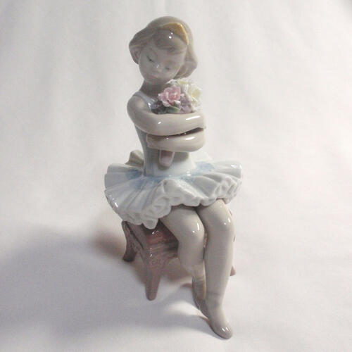 楽天市場】リヤドロ デビューに向けて バレエ バレリーナ 置物