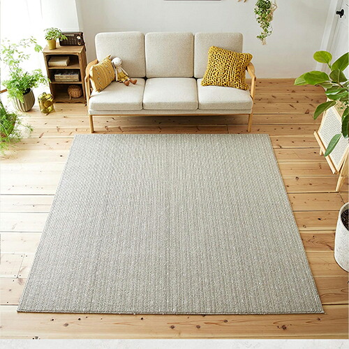 【お買い物マラソン ポイント2倍】ラグマット スミノエ Long wood アイボリー ラグ マット らぐ まっと ragmat rag mat おしゃれ 洗える 安い 小さめ 厚手 2畳 日本製 北欧 冬用 夏用 こたつ 床暖房