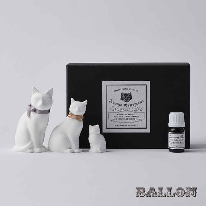 【BALLON 堅苦しさ】アロマオーナメント  DAIFUKU 身寄り書き割り  | 焼セッコウ 猫 猫 毛の荒物画題 アロマオイル 芳ばしさ ラベンダー アロマディフューザー 室内装飾 一緒になる祝賀会 生まれ落ちる日差し上げ物 差し上げ物 差し上げ物 アロマストーン | BALLON バロン