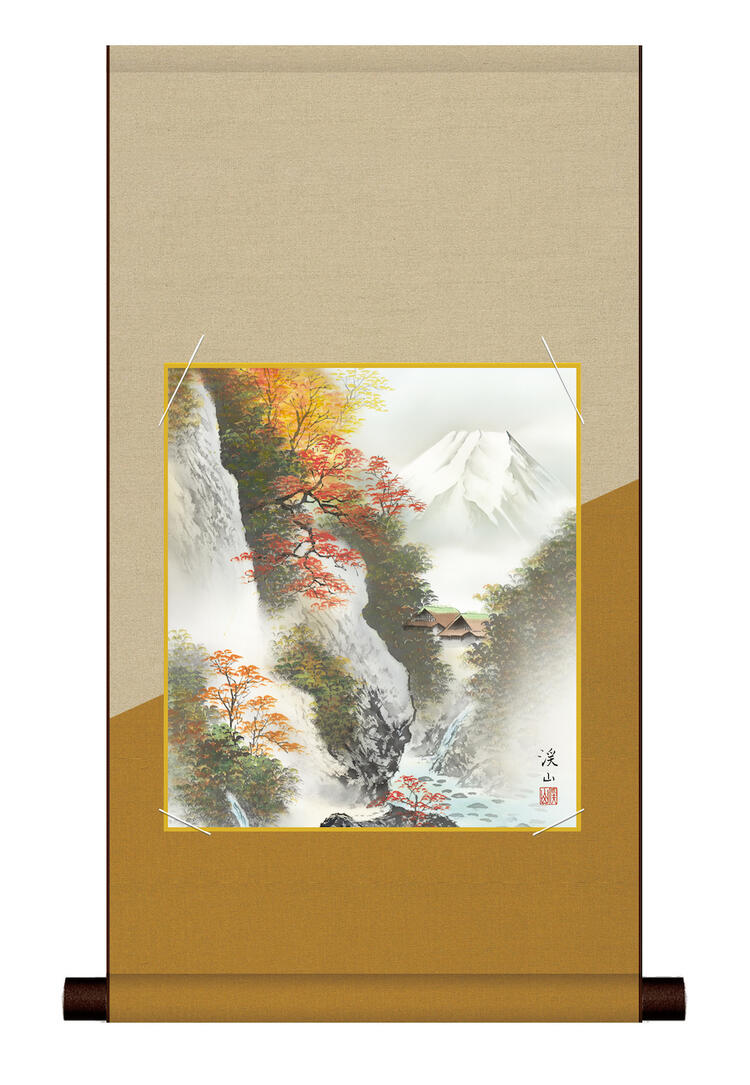 楽天市場】色紙掛け用 色紙4枚セット 「 横山大観 名画選 」 飾る