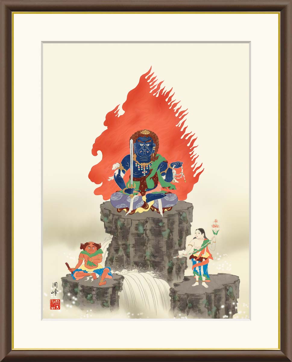 親鸞聖人御尊像 楽天市場】額入りアート 仏事 「親鸞聖人」 J4-K009 F8:61cm×49.5cm F6