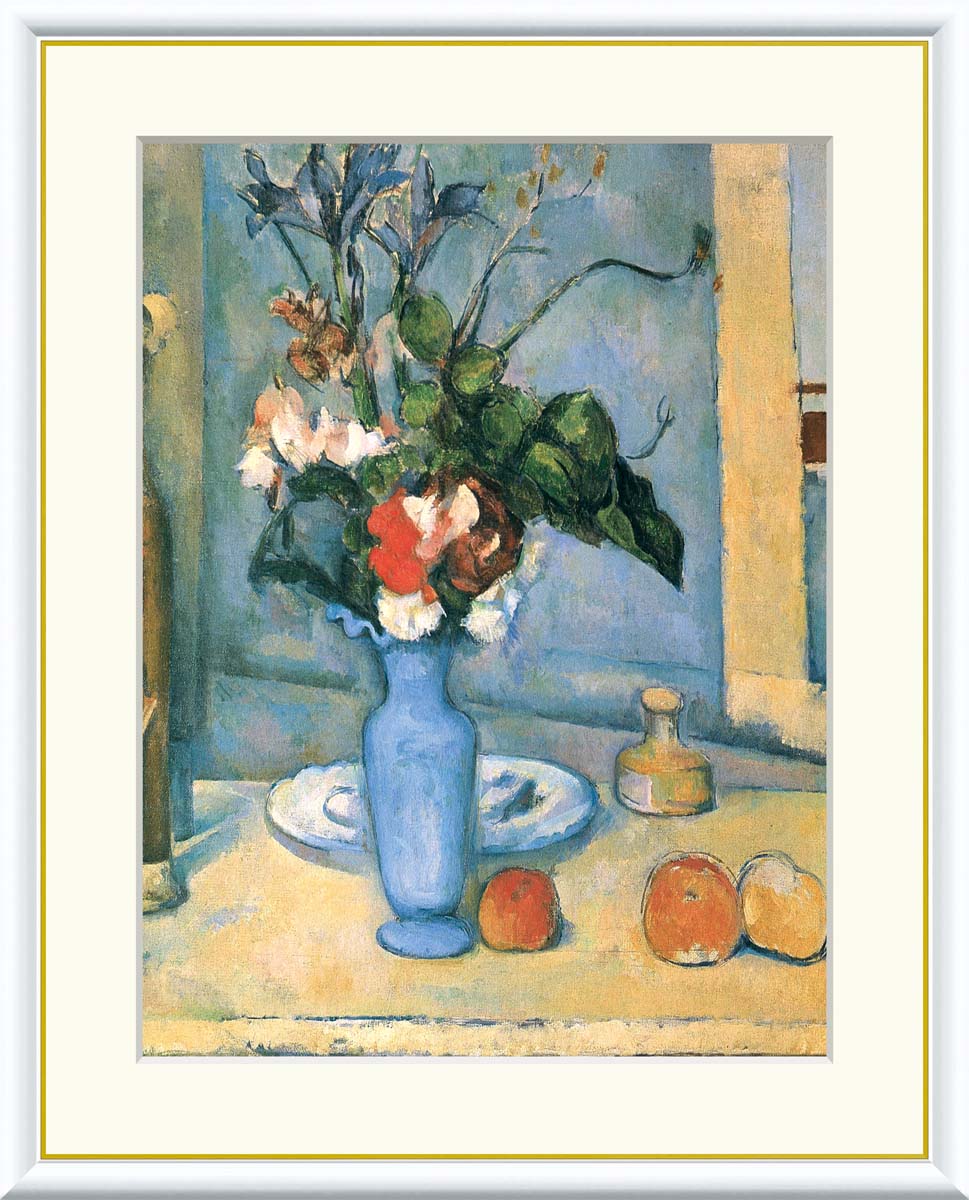楽天市場】有名 画家 額入りアート セザンヌ 「花と果物のある