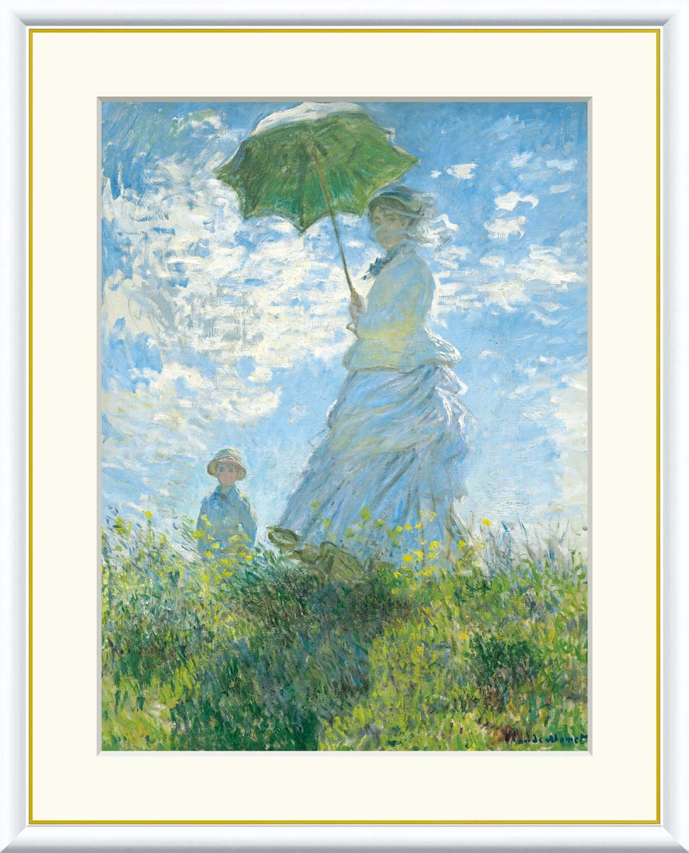 楽天市場】有名 画家 モネ 「 睡蓮 」 J1022 F8:61cm×49.5cm F6