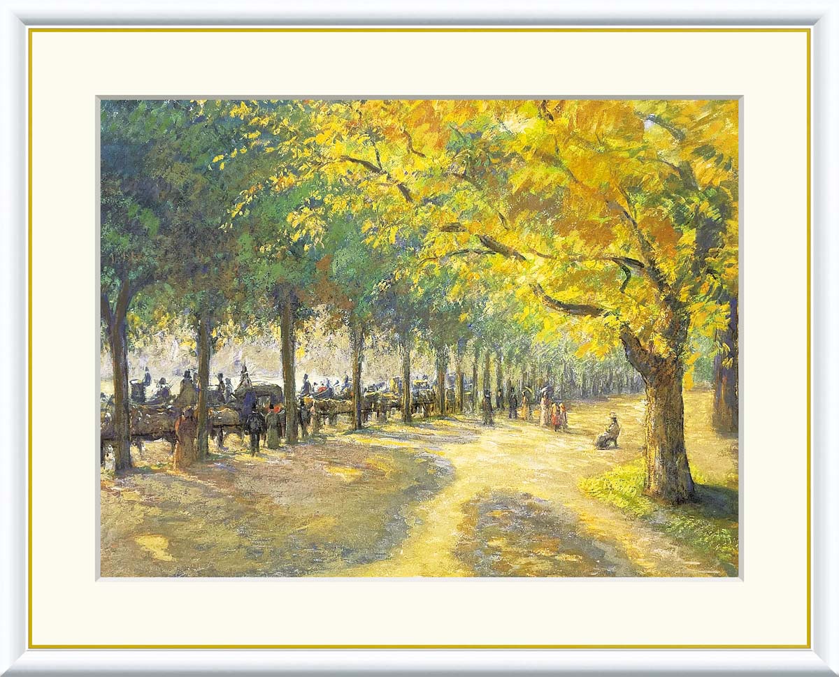 楽天市場】ピサロ 「ロンドン、ハイドパーク」 F8号（額外寸