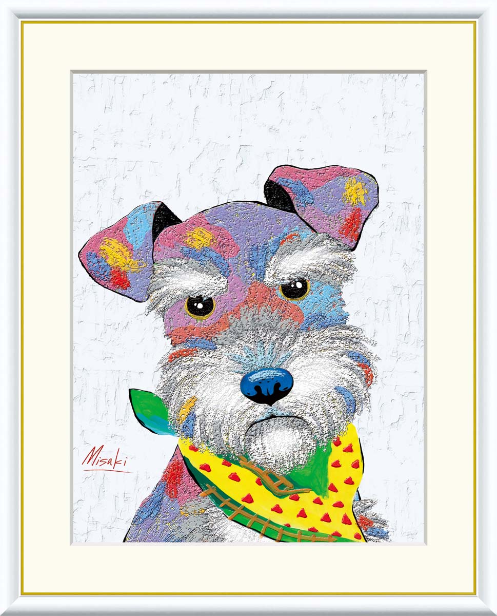 楽天市場】絵画 現代アート 柴犬 山口美咲 額入り インテリア