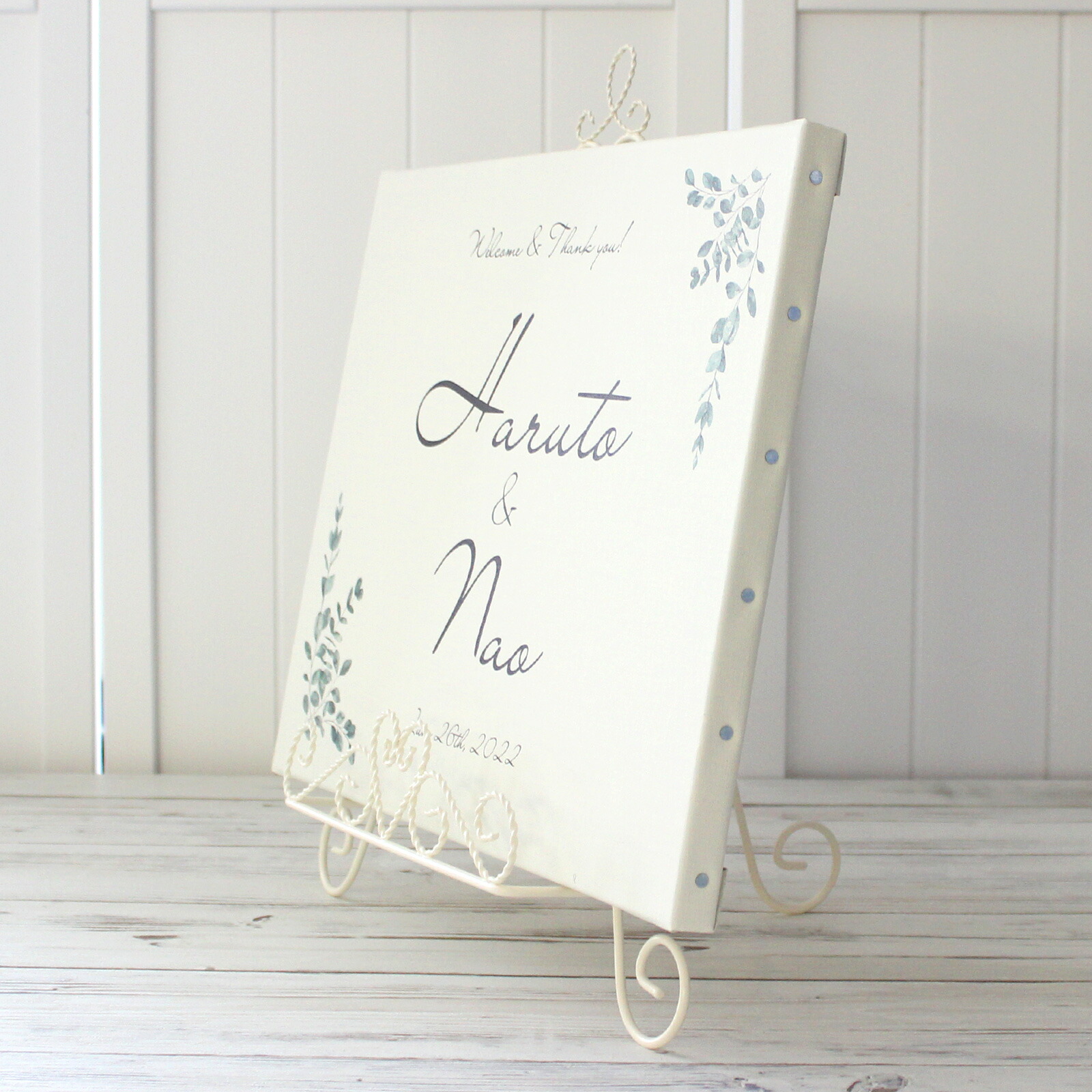 100 安い ウェルカムボード おしゃれ シンプル 結婚式 ボード 受付 キャンバス 送料無料 新郎 新婦の名入ができる 410 3mm 額なし Toyama Nozai Co Jp