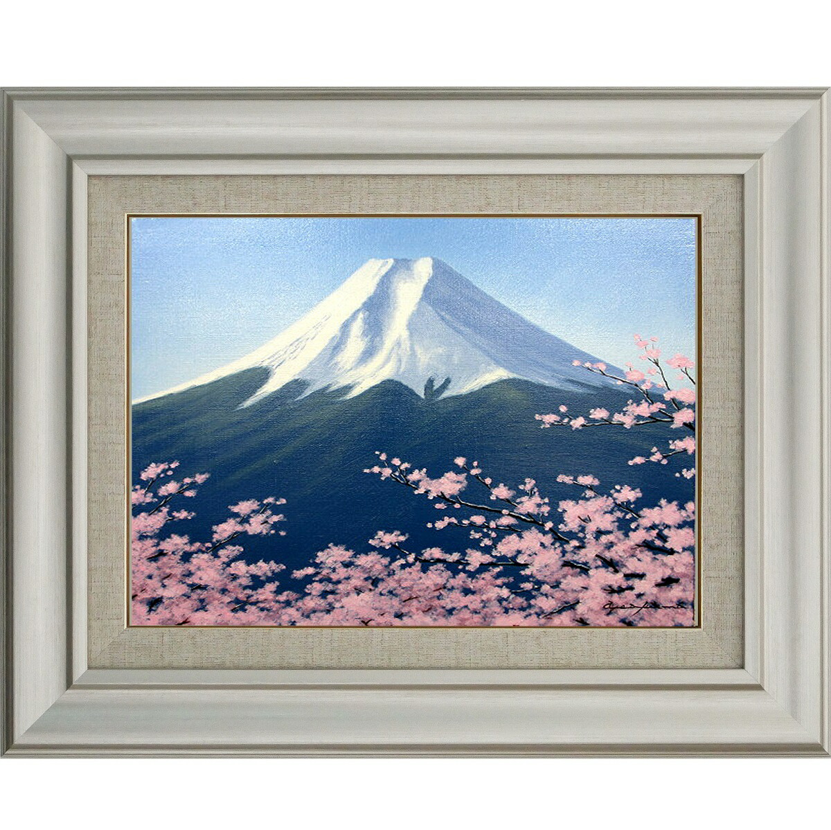 油絵 油彩 油彩画 絵 絵画 【五稜郭の春】 絵画 HR 通販