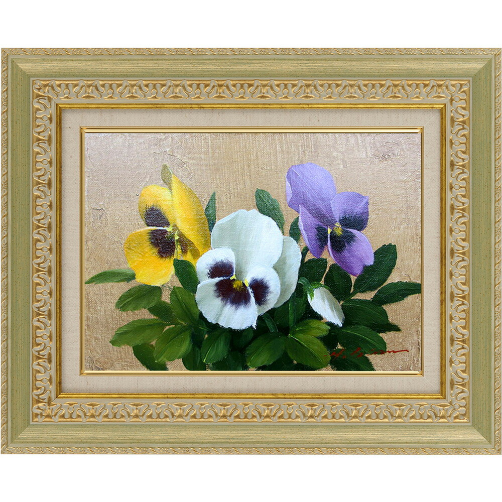 肉筆画【紫陽花 】油彩画 f01c81610ceba784ed072e6247655e