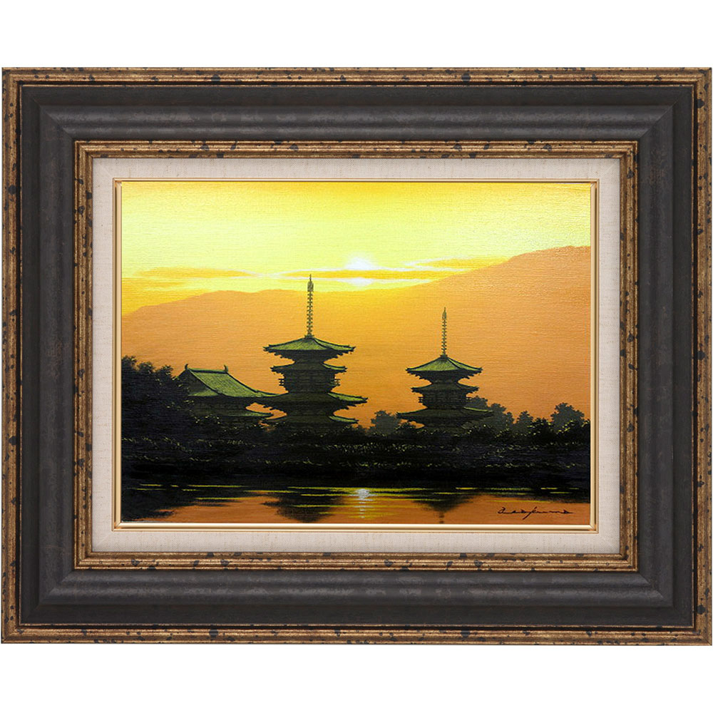 中村 勝『薬師寺』油彩画【真作保証】 絵画 楽天市場】絵画 中村勝 油絵・油彩画 『薬師寺』 塔 神社仏閣