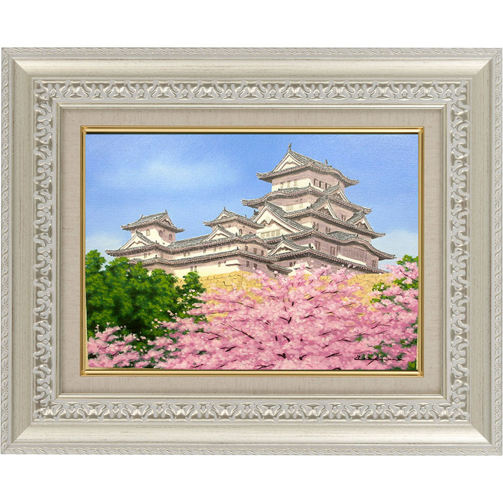 富士に桜　絵　朝隈敏彦 a-9067.jpg
