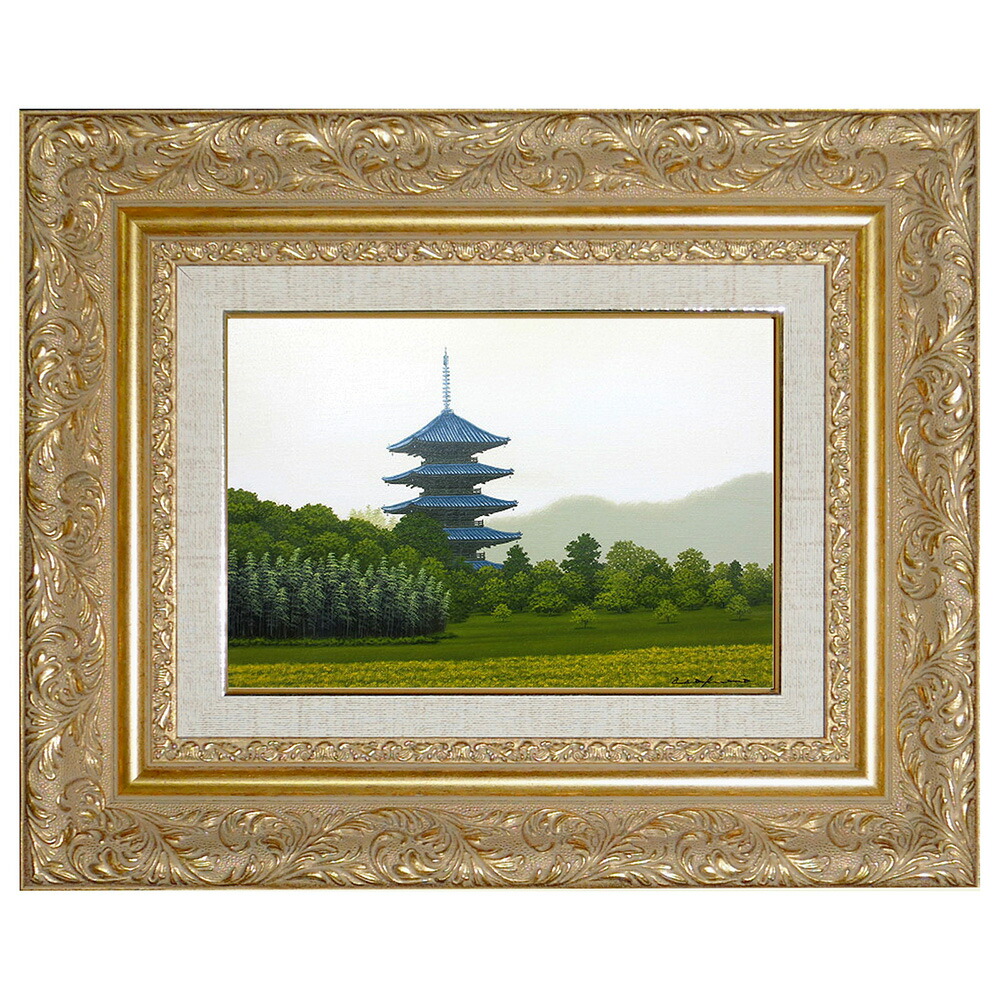 朝隈敏彦 富士山 アクリル画 黒金フレーム imgrc0079677952.jpg