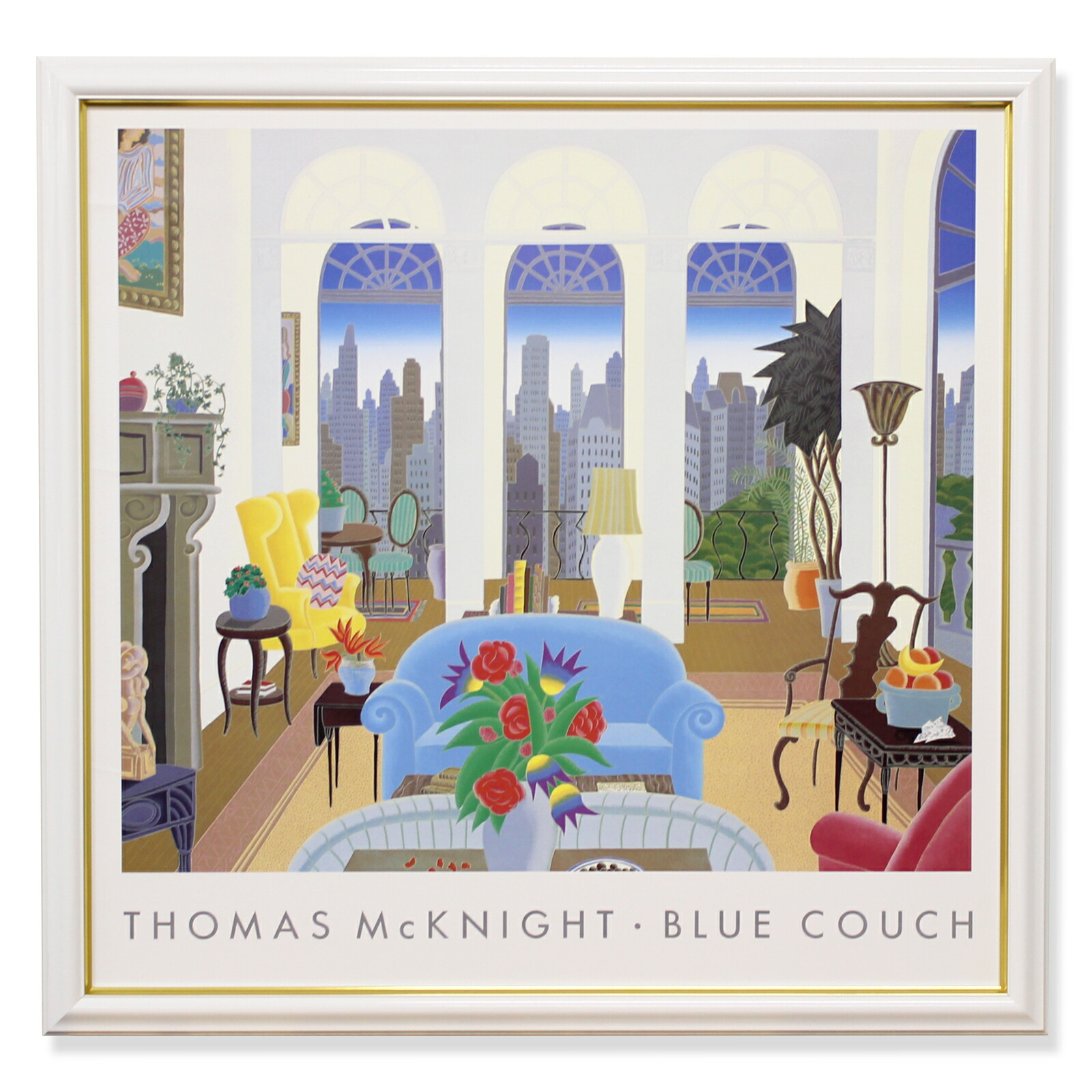 楽天市場 スーパーsale 割引中 P10倍 額入りポスター Thomas Mcknight Kobe トーマス マックナイト 幅686mm 高さ660mm 神戸 北野 インテリア 白 モダン おしゃれ フレーム 額入り ポスター ハッピー雑貨専門店happymarche