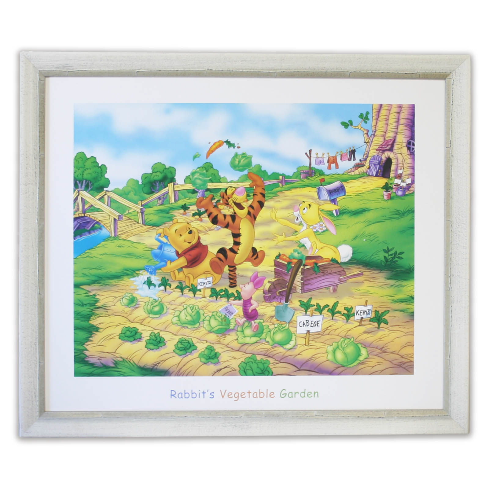 楽天市場】額入りポスター アンティーク ディズニー くまのプーさん